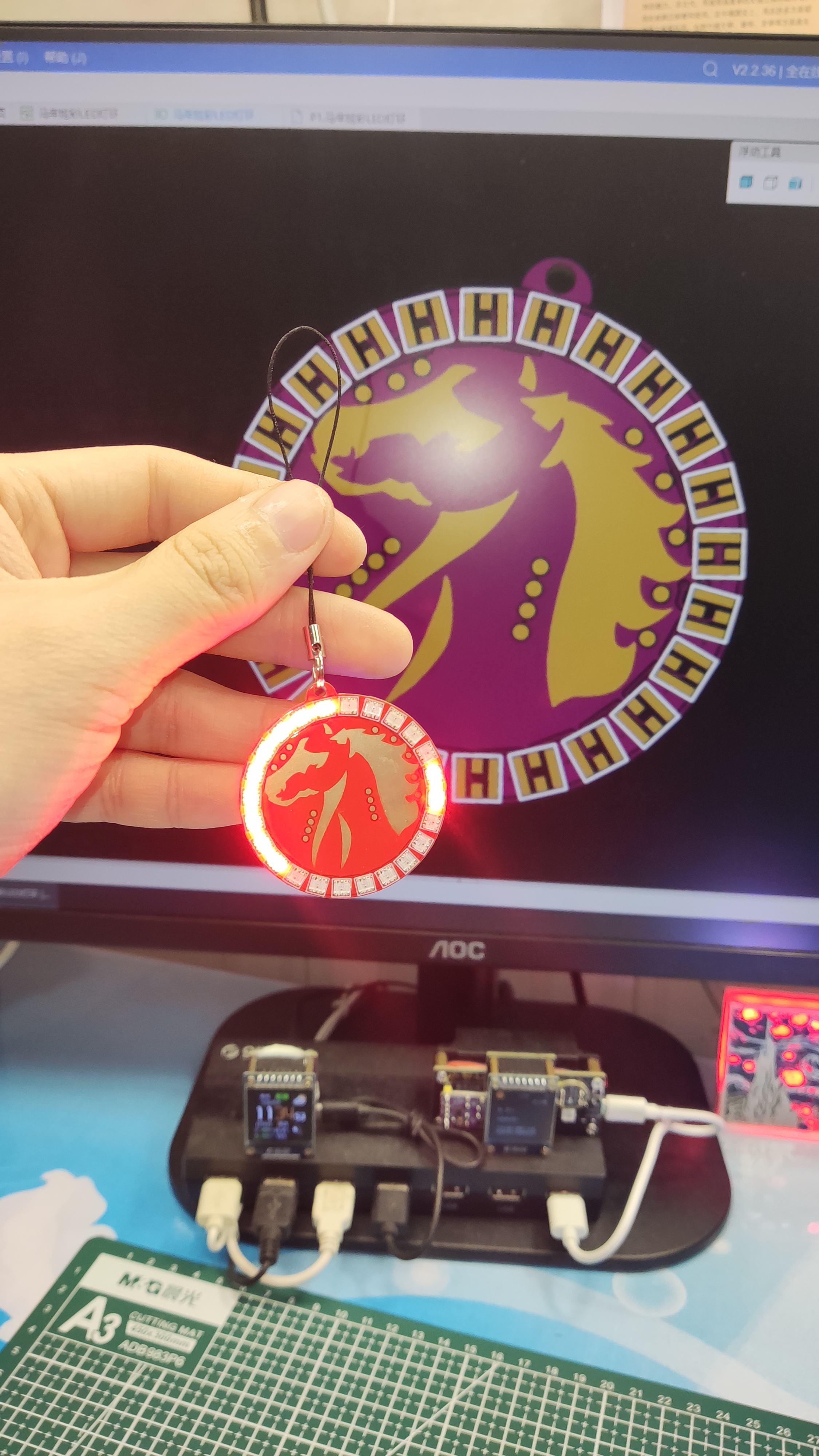 马年炫彩LED灯环 产品图 4/5