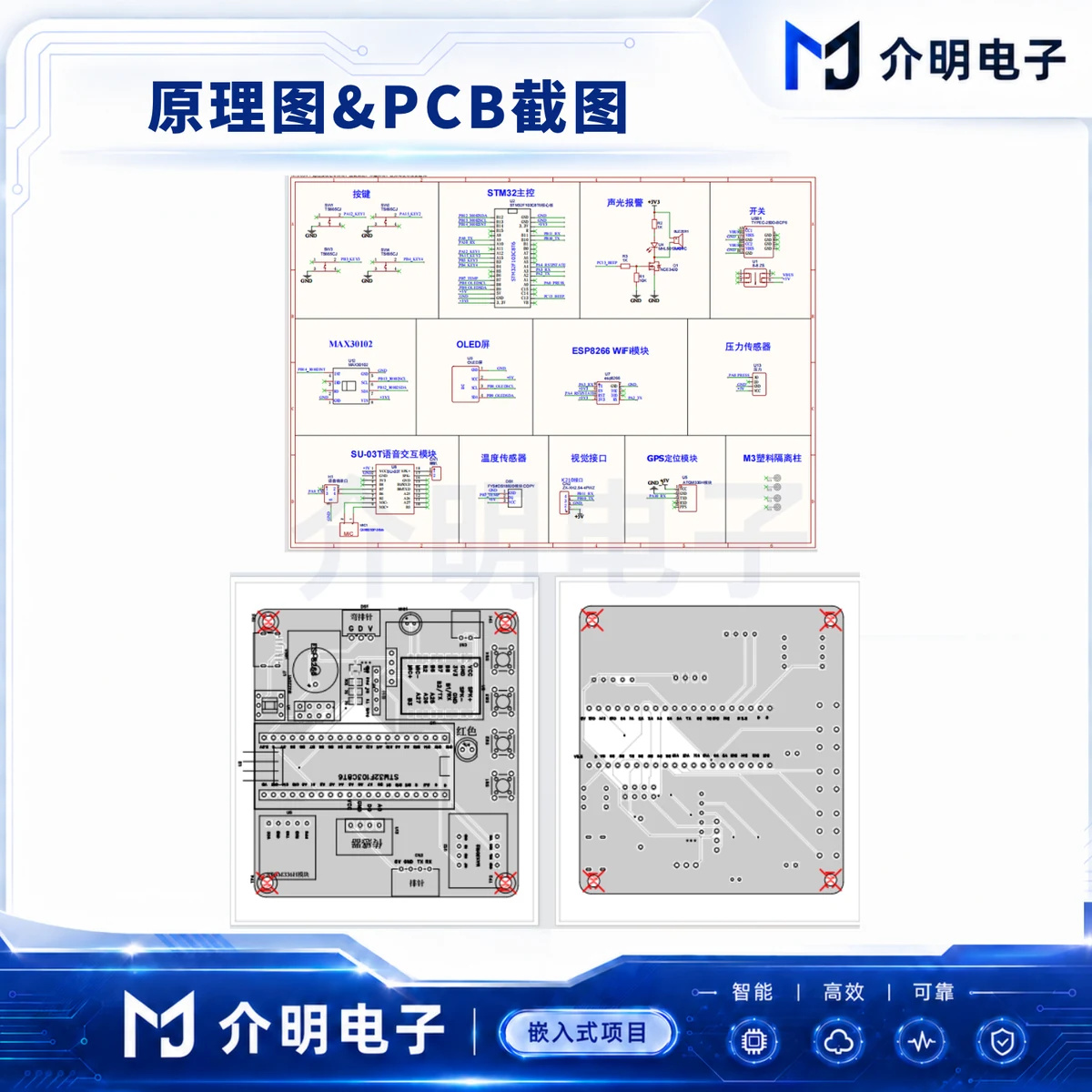 STM32驾驶员疲劳安全监测 产品图 3/5