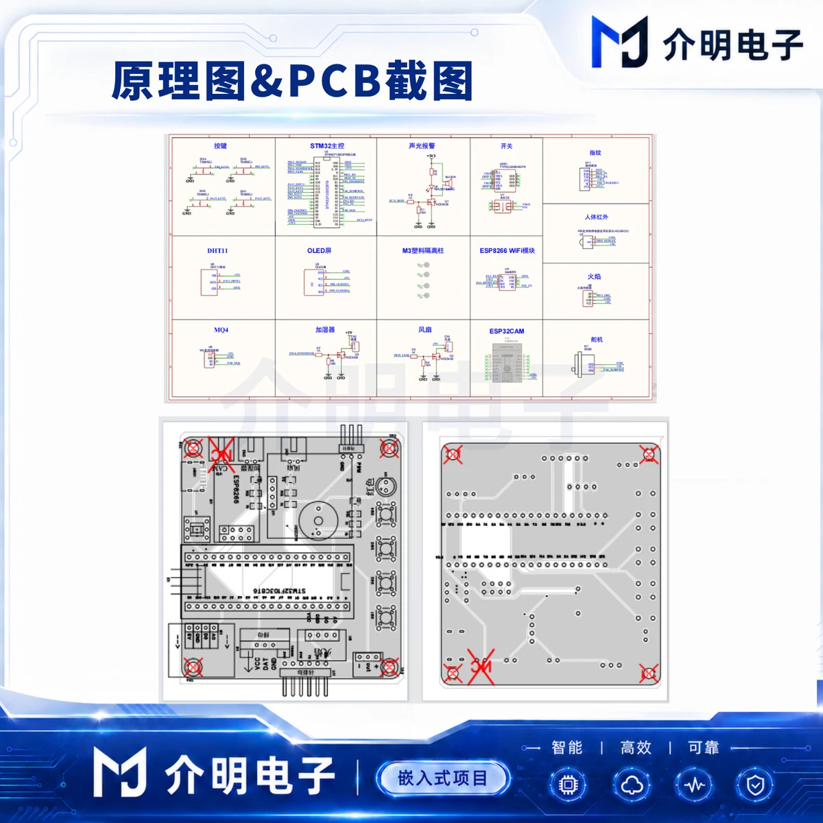 STM32智能家庭安防系统 产品图 3/5