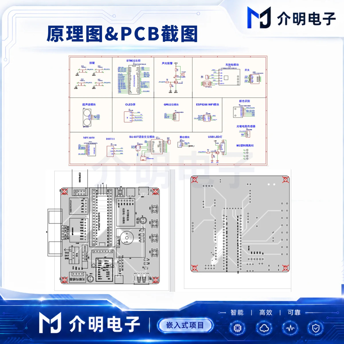 STM32智能导盲杖系统 产品图 3/5