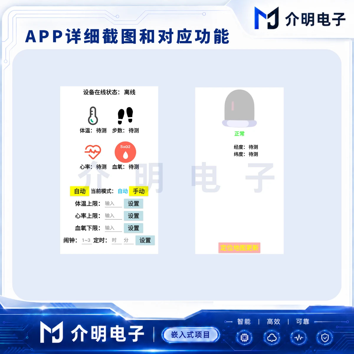 STM32人体健康监测系统 产品图 2/5